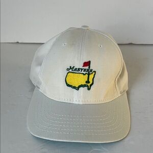 American Needle The Masters Golf Strapback Hat Men's One Size White